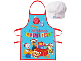 Kids Apron with Chef Hat Paw Patrol - Christmas