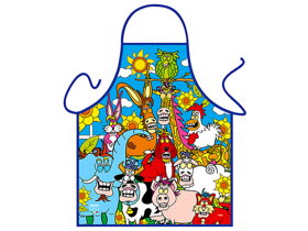 Kids Apron Happy Animals