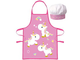 Kids’ Apron with Chef Hat Unicorns