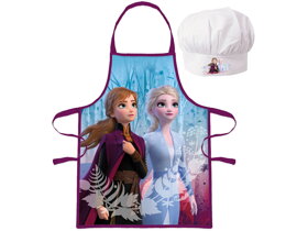 Kids’ Apron with Chef Hat Anna and Elsa