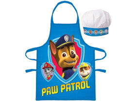 Blue Paw Patrol Apron with Chef Hat
