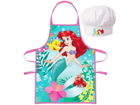 Disney Princess Kids Apron with Hat Ariel