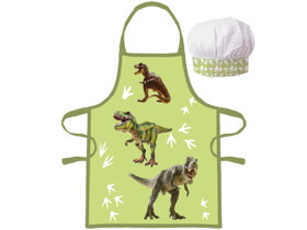 Kids’ Apron with Chef Hat Dinosaurs