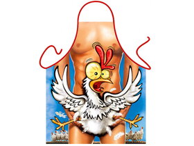 Apron Man with a chicken