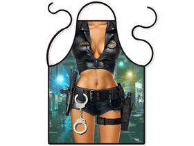Police Woman Apron