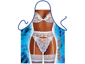 Sexy Woman in Lingerie Apron