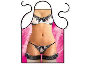 Woman in Lingerie Apron