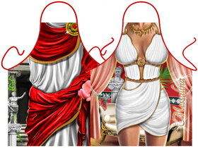 Caesar and Messalina Aprons