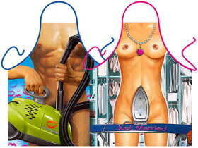 Aprons for the Bride and Groom