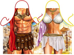 Old Gladiator and Roman Woman Aprons