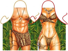 Tarzan and Jane Aprons