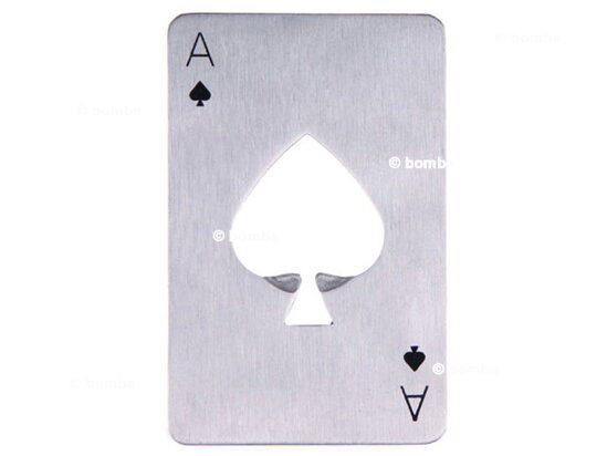 Playing Card-Shaped Bottle Opener
