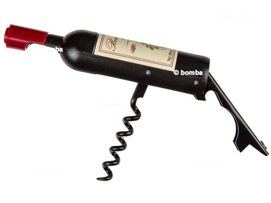 Bottle Opener in the Shape of a Wine Bottle