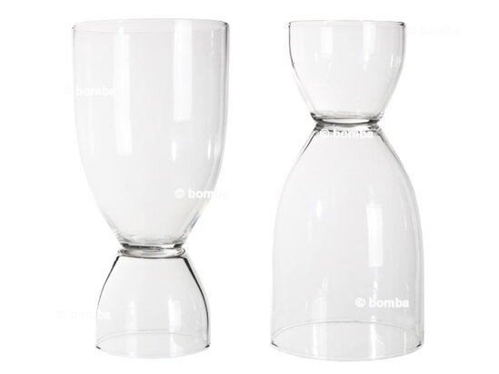 Glass Beer Mug with Shot Glass