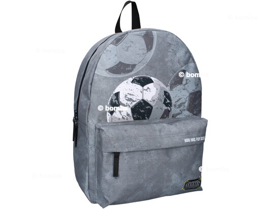 Grey Skooter Football Backpack