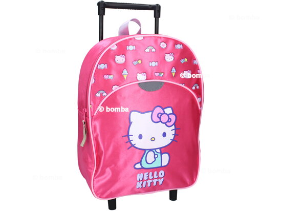 Wheeled Backpack Hello Kitty Rainbow