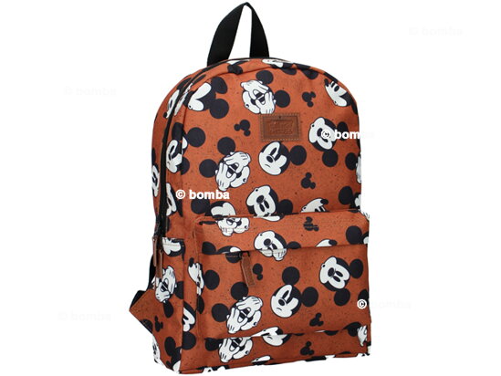 Brown Boys Backpack Mickey Mouse
