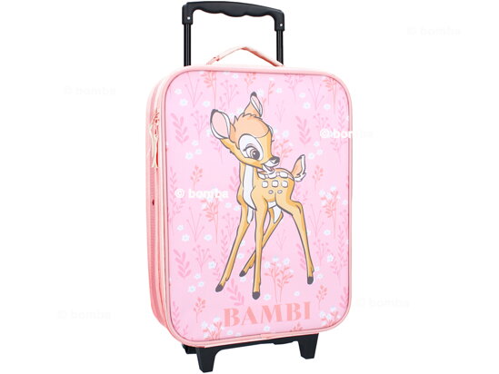 Pink Kids Travel Suitcase Disney Bambi