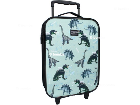 Kids Travel Suitcase Skooter Dinosaurs