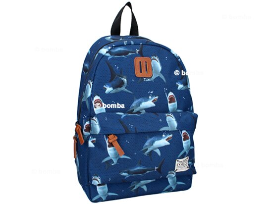 Blue Skooter Sharks Backpack