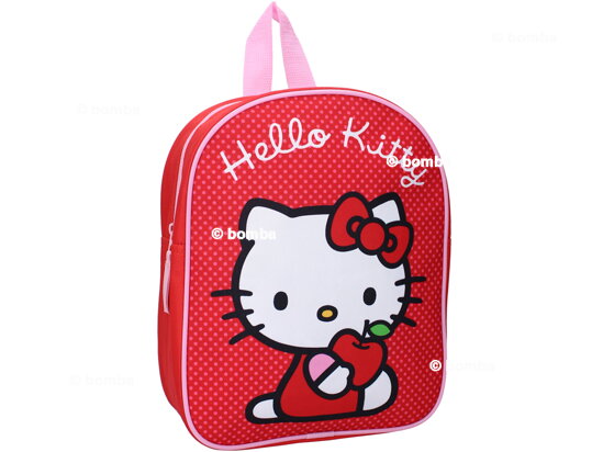 Red Kids Backpack Hello Kitty