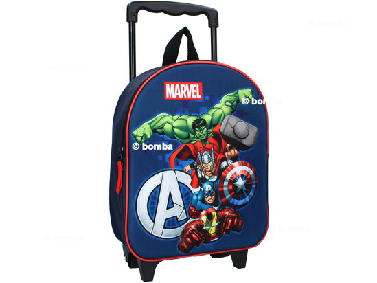Kids 3D Wheeled Backpack Avengers