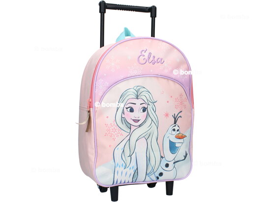Pink Wheeled Backpack Frozen It's All Magic