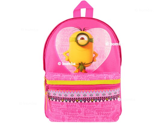 Pink Kids Backpack Minions