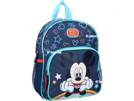 Kids Backpack Mickey Mouse with Bottle Pockets