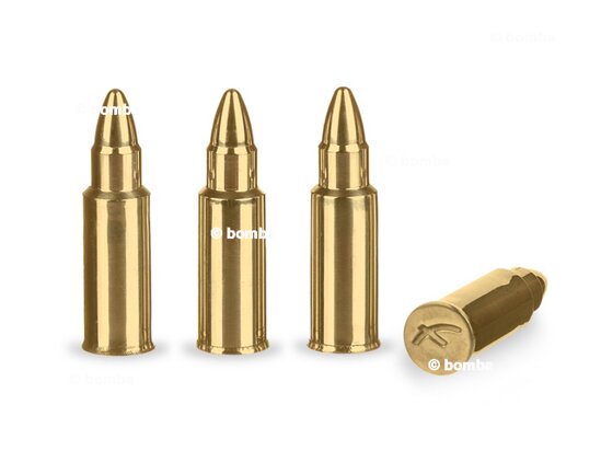 Gold Metal Bullets for Chilling Drinks
