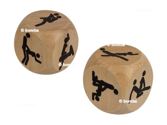 Wooden Sex Position Dice