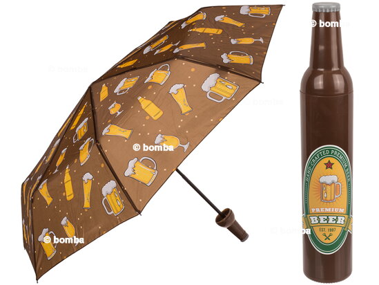 Umbrella Shaped Like a Beer Bottle