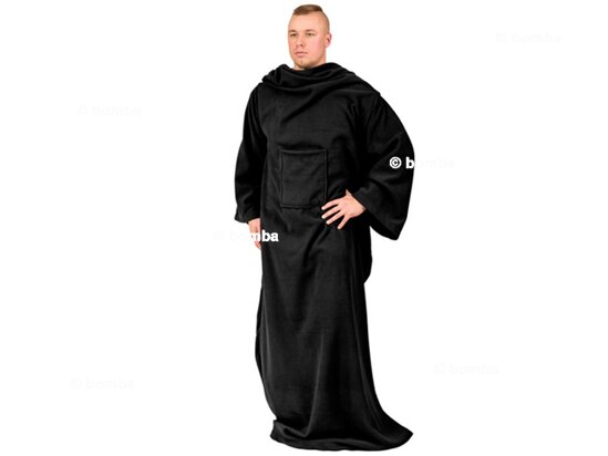Black Blanket with Sleeves
