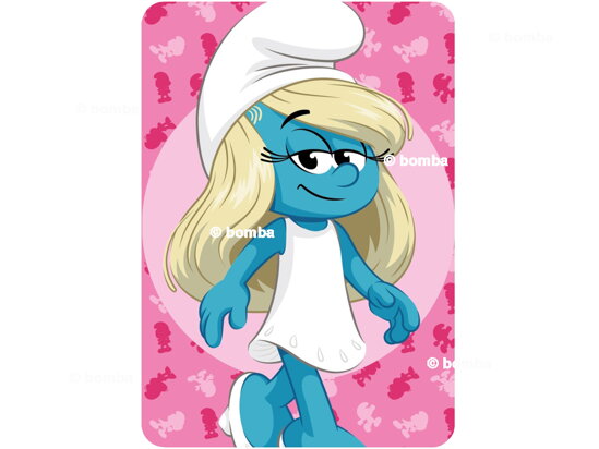 Pink Smurfette Kids Blanket