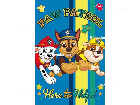 Kids Blanket Paw Patrol Help