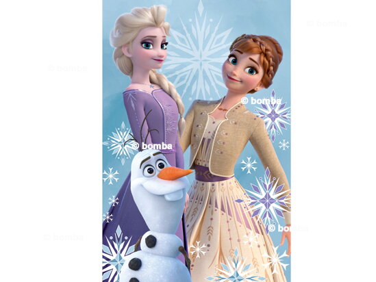 Kids Blanket Frozen Anna, Elsa and Olaf