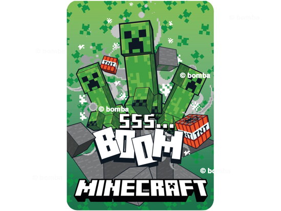Kids Blanket Minecraft Boom