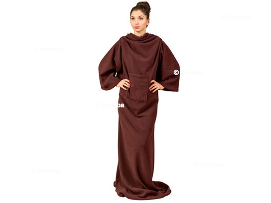 Brown Blanket with Sleeves