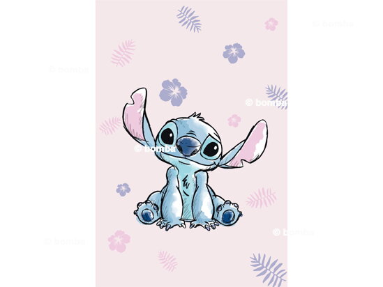 Pink Kids Blanket Lilo and Stitch
