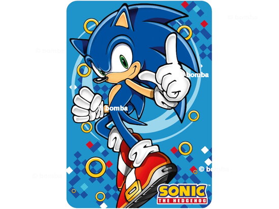Kids Blanket Sonic Gold Ring