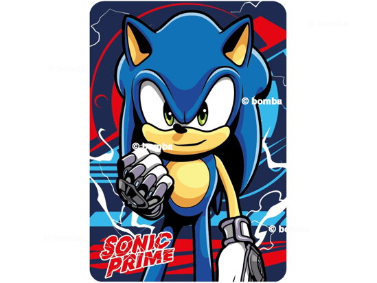 Blue Kids Blanket Sonic Hedgehog