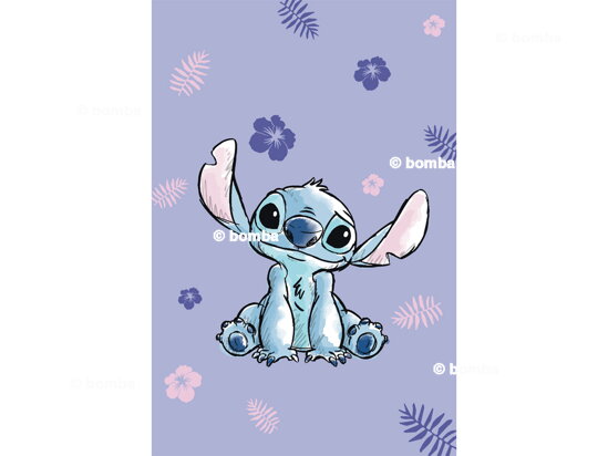 Purple Kids Blanket Lilo and Stitch