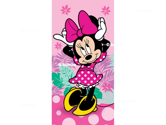 Kids Beach Towel Minnie Mouse Pretty in Pink