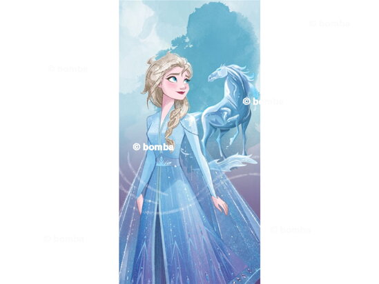 Blue Beach Towel Frozen Elsa