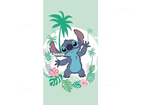 Green Beach Towel Lilo & Stitch