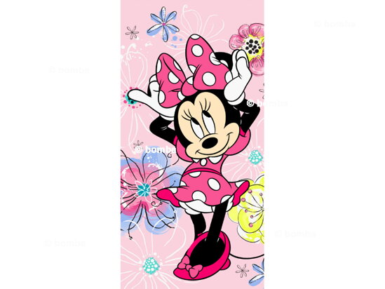 Girls Beach Towel Minnie Mouse