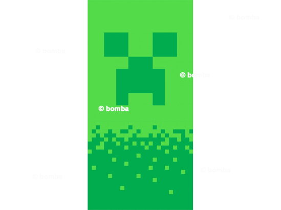 Minecraft Green Kids Towel
