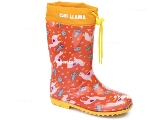 Cool Llama Kids Rubber Boots - Size 28