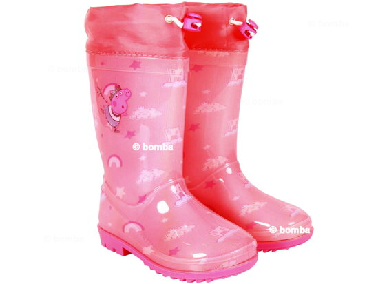 Peppa Pig Girls Rubber Boots - Size 25