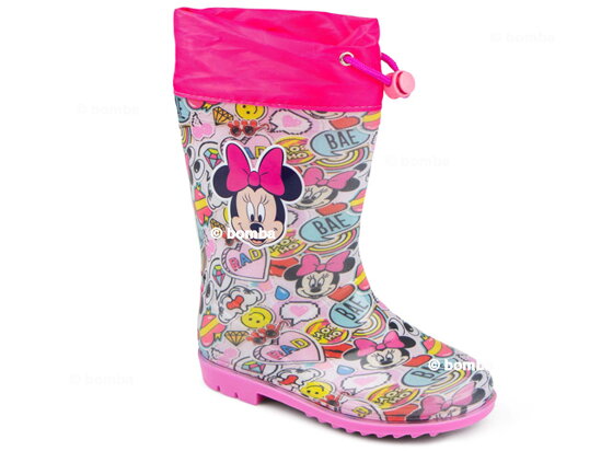 Minnie Mouse Kids Rubber Boots - Size 28